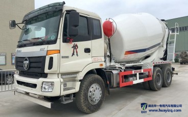 福田欧曼12方搅拌车 4300+1350轴距