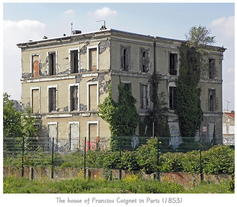 The house of Francios Coignet in Paris